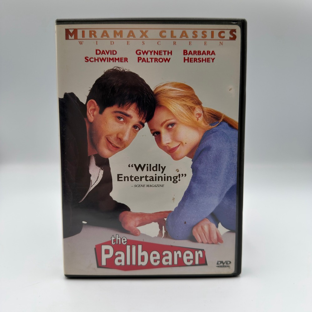 The Pallbearer DVD David Schwimmer Gwyneth Paltrow Miramax Classics Widescreen